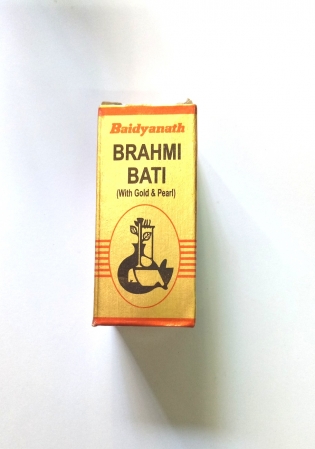 Baidyanath Brahmi Bati (with Gold, Pearl, Safron, Amber)