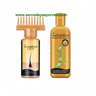  (Combo) Indulekha Bhringa Hair Oil & Indulekha Bringha Anti Hair Fall Shampoo