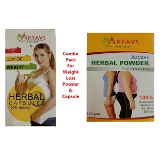 (Combo) Aryavs Herbal Weight loss Powder & Capsule